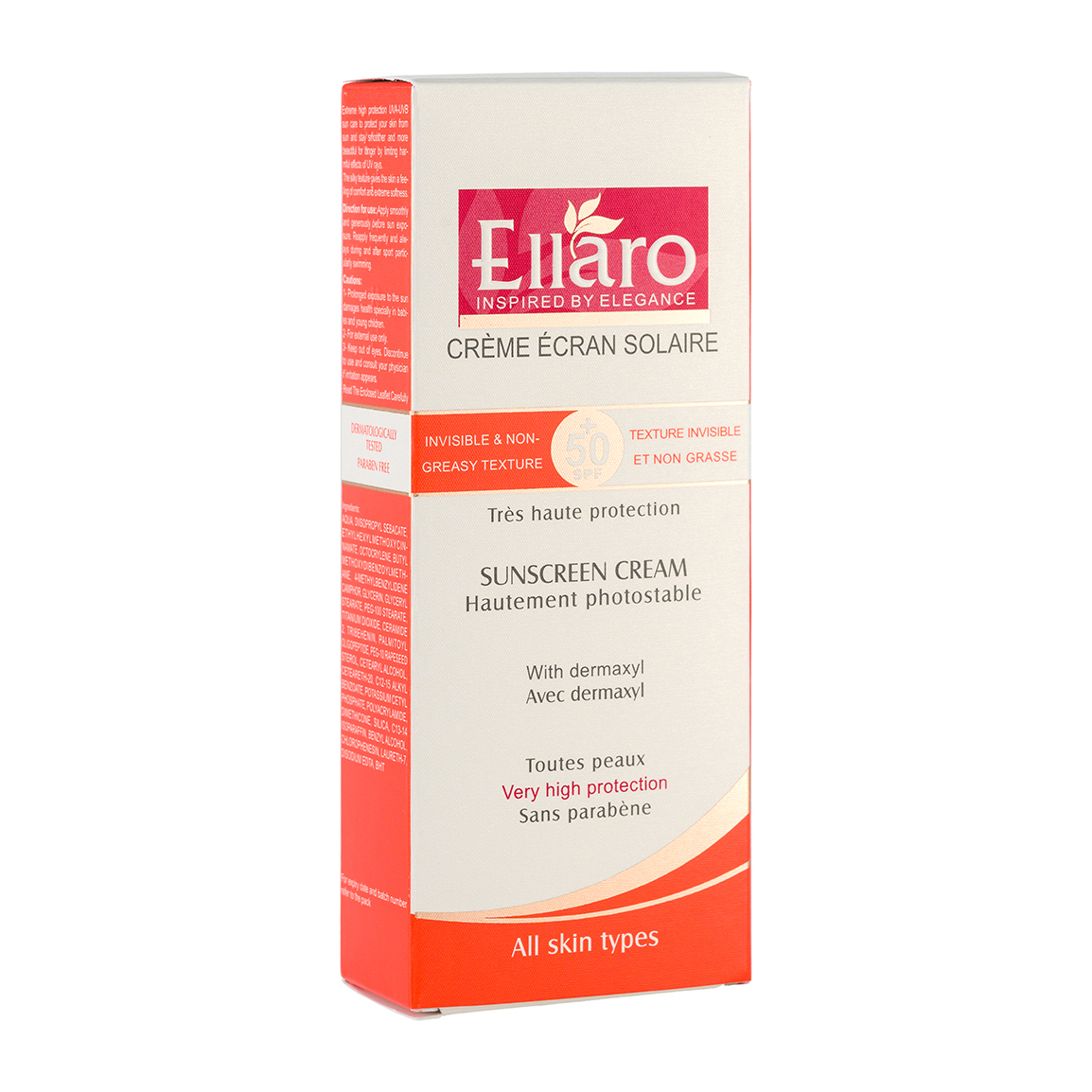 کرم ضد آفتاب لارو مدل ELLARO SPF50 مناسب انواع پوست ۴۰ میلی لیتر | عکس 4