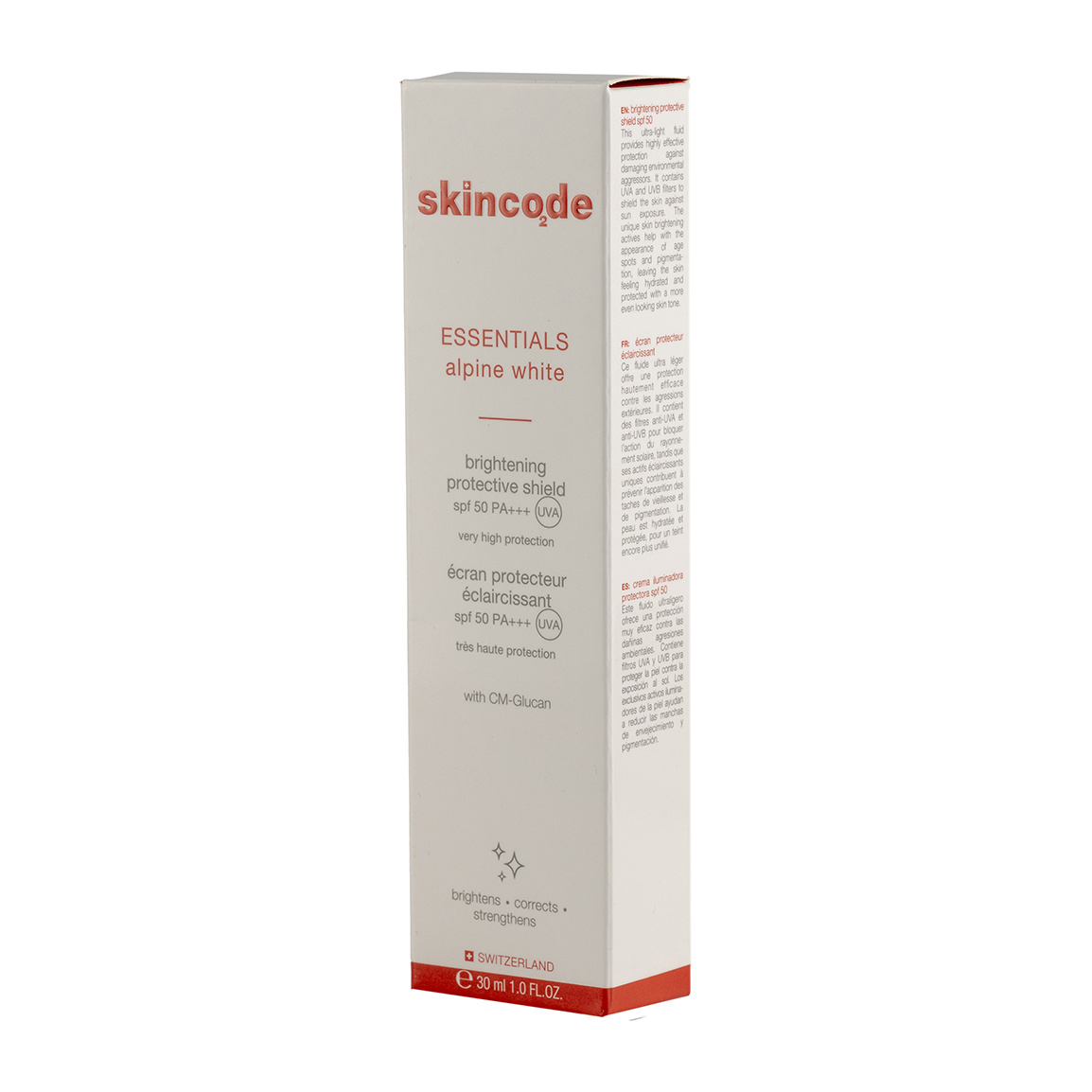 فلوئید ضد آفتاب اسکین کد مدل Sunscreen و Brightening SPF50 انواع پوست ۳۰ میلی لیتر | عکس 4