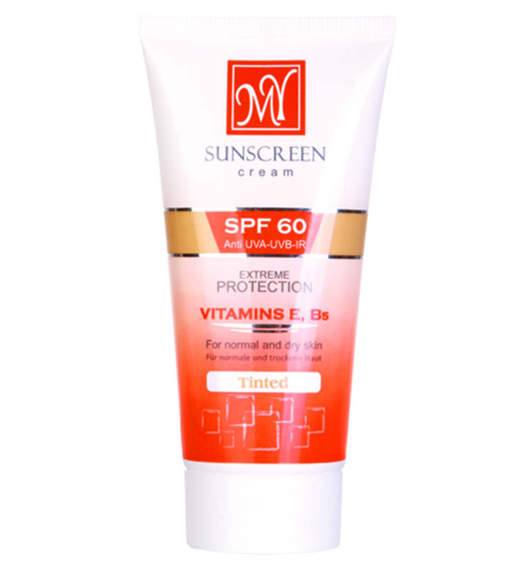 کرم ضد آفتاب رنگی مای مدل My با SPF60 برای پوست نرمال خشک ۵۰ میلی لیتر