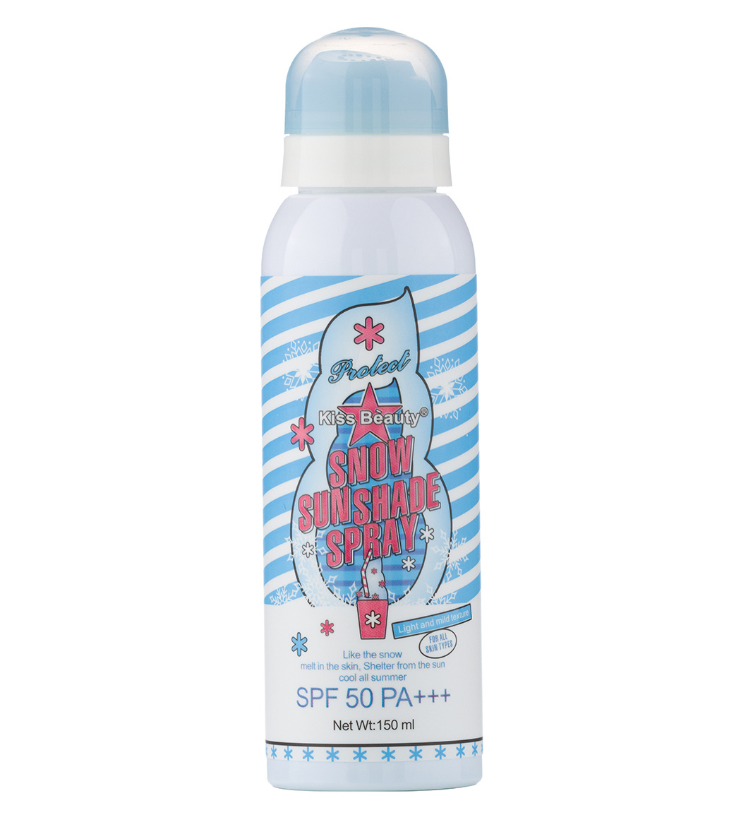 اسپری ضد آفتاب کیس بیوتی مدل Snow با SPF50 مناسب همه نوع پوست ۱۵۰ میلی لیتر