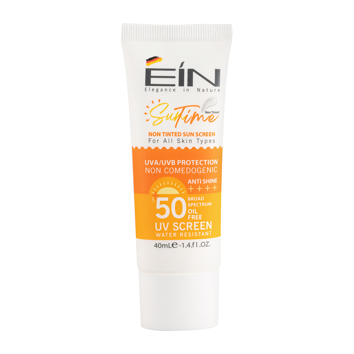 کرم ضد آفتاب ای آی ان مدل Anti Shine SPF50 مناسب انواع پوست ۴۰ میلی لیتر