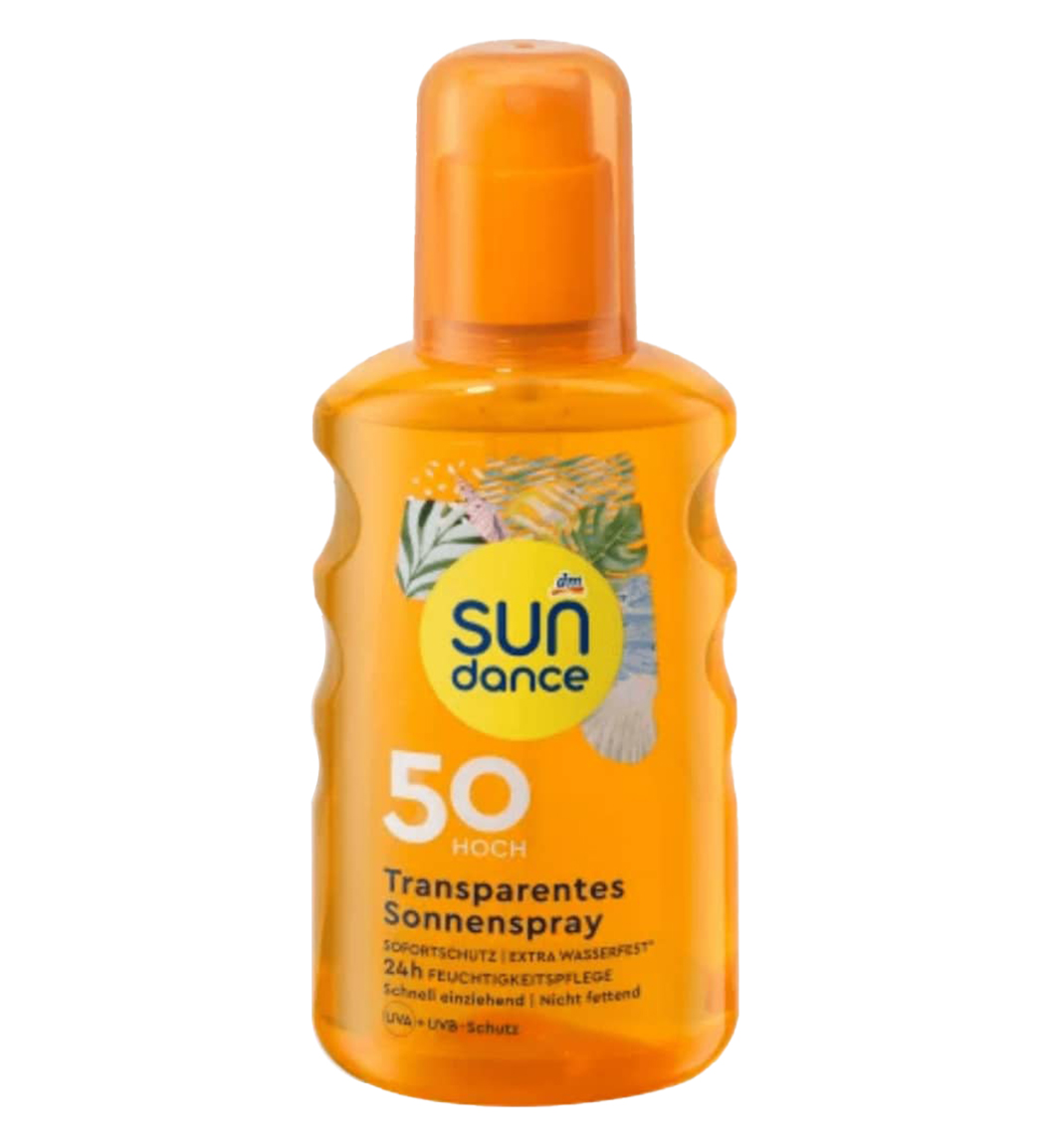 اسپری ضد آفتاب سان دنس Transparences SPF 50 برای همه انواع پوست ۲۰۰ میلی لیتر