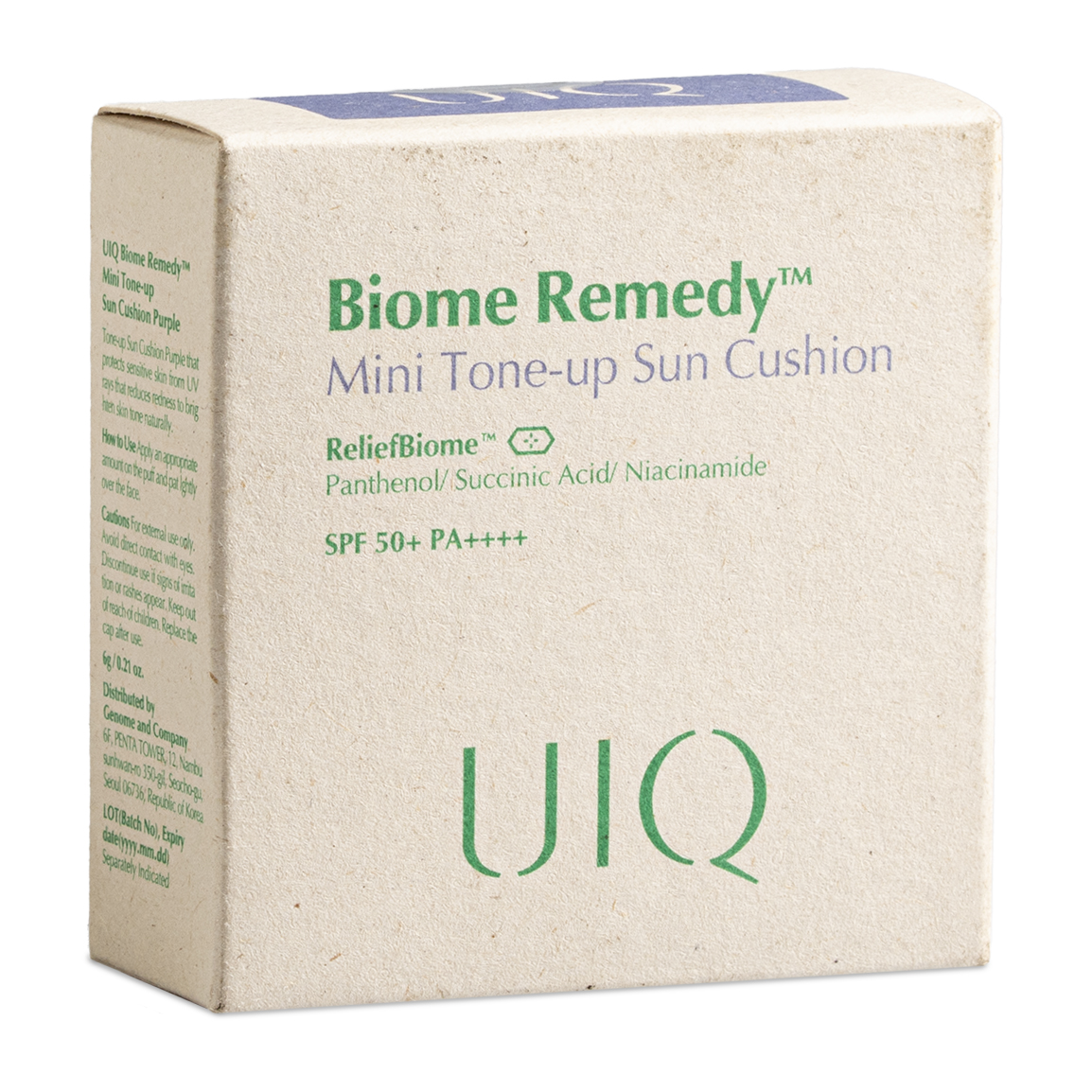 کوشن ضد آفتاب یو آی کیو مدل Biome Remedy SPF50+ برای همه انواع پوست ۶ گرم | عکس 3