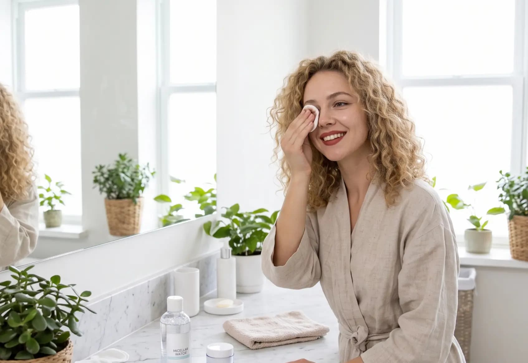 بهترین روش پاک کردن آرایش؛ آموزش پاکسازی دو مرحله‌ای (Double Cleansing)