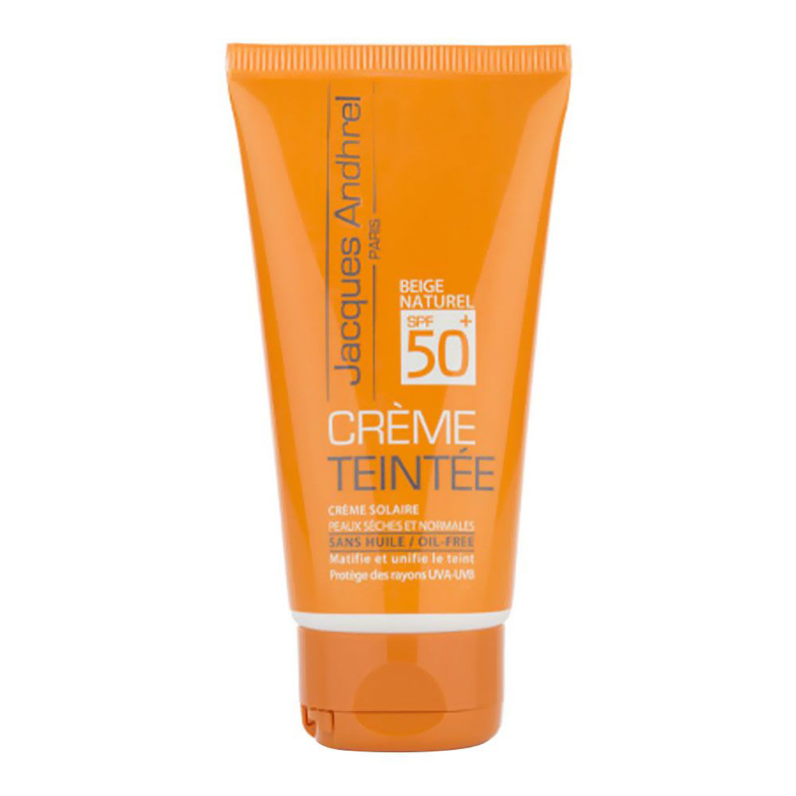 کرم ضد آفتاب ژاک آندرل پاریس مدل TINTED با SPF 50 مناسب پوست چرب ۵۰ میلی لیتر