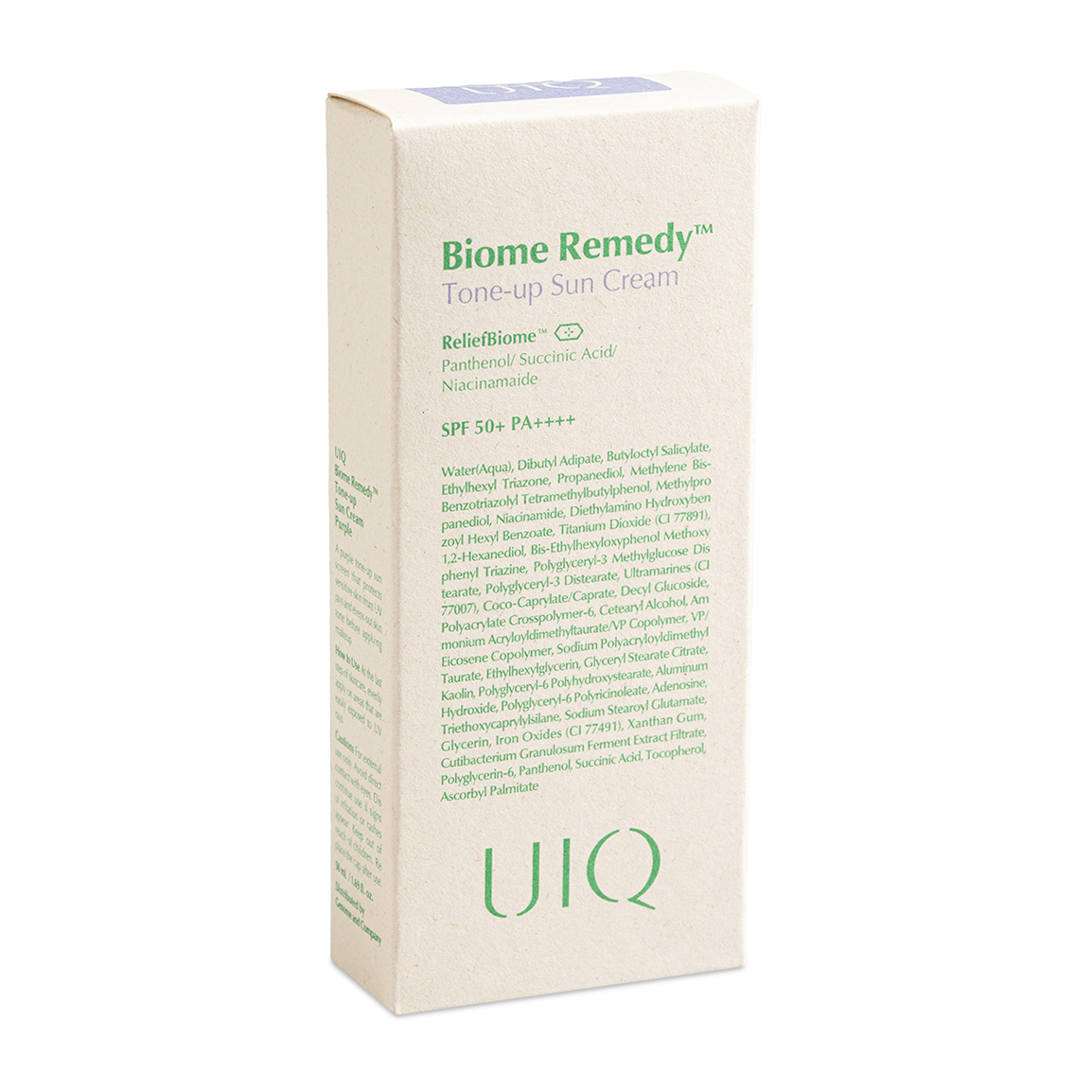 ضد آفتاب یکنواخت کننده رنگ UIQ Biome Remedy مدل Tone Up SPF 50 سبز ۵۰ میلی لیتر | عکس 3