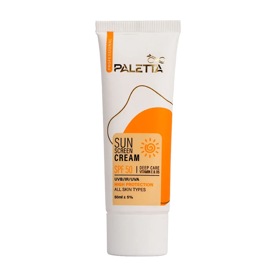 ضد آفتاب پالتا مدل High Protection با SPF50 مناسب پوست حساس ۵۰ میلی لیتر