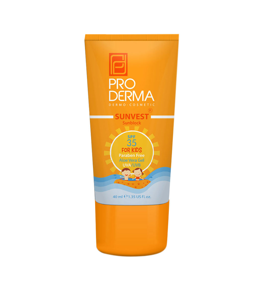 ضد آفتاب پرودرما مدل Chemical Free با SPF 35 مناسب انواع پوست ۴۰ میلی لیتر