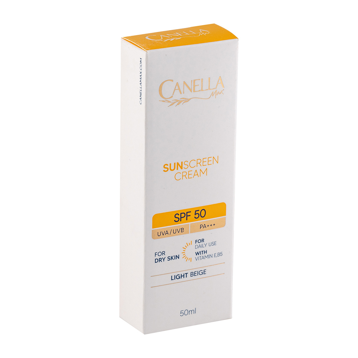 کرم ضد آفتاب رنگی کنلامکس مدل Canellamax SPF50 مناسب پوست خشک ۵۰ میلی لیتر | عکس 4