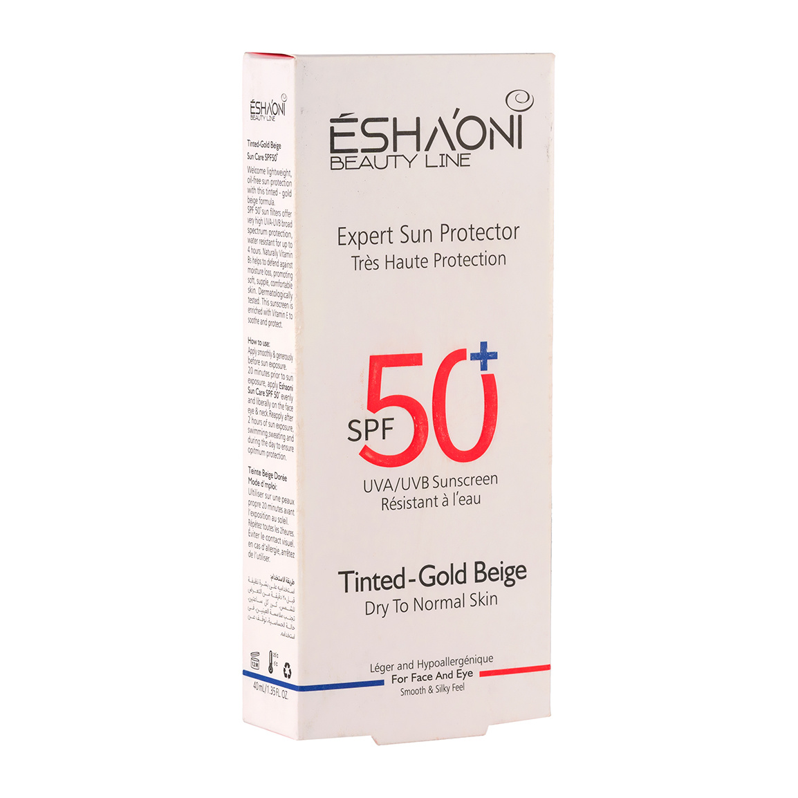 کرم ضد آفتاب اشااونی مدل Tinted با SPF 50 مناسب پوست خشک تا نرمال ۴۰ میلی لیتر | عکس 5