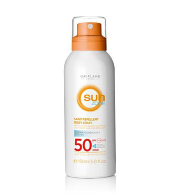 اسپری ضد آفتاب اوریف لیم مدل Sun Zone SPF 50 برای بدن ۱۵۰ میلی لیتر