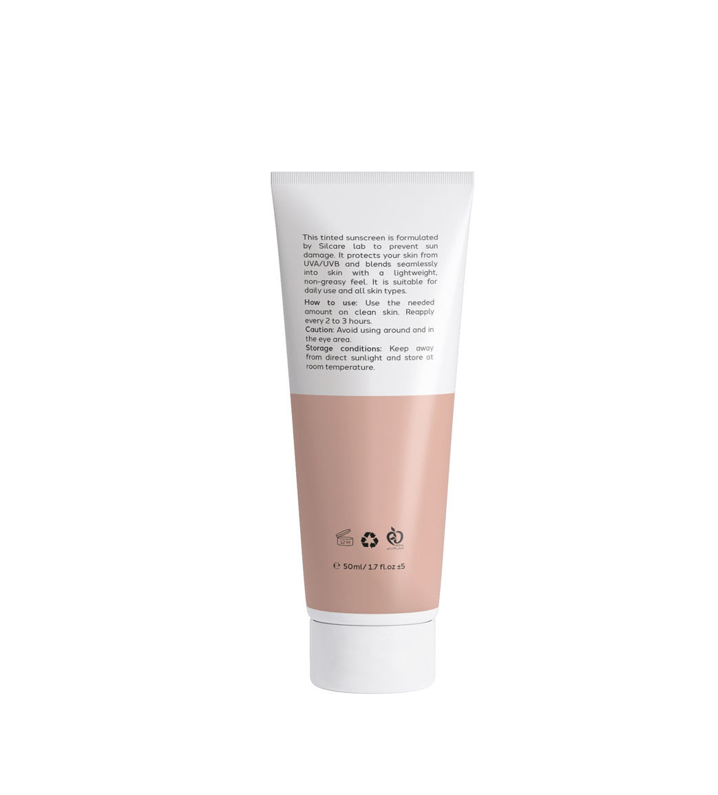 کرم ضد آفتاب سیلکر مدل Tinted با SPF50+ مناسب انواع پوست ۵۰ میلی لیتر | عکس 2