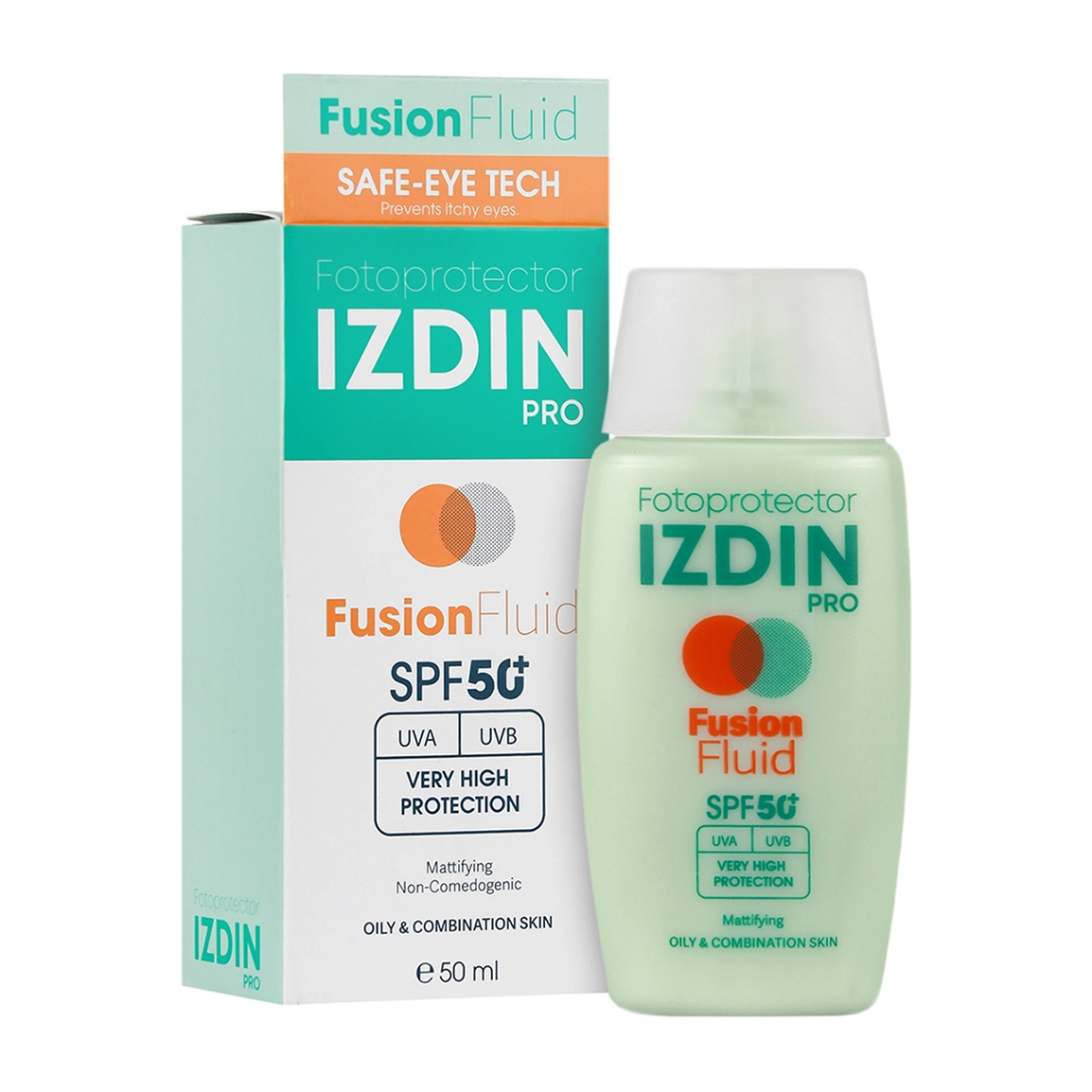 کرم ضد آفتاب ایزدین پرو فیوژن فلوئید SPF50 مناسب پوست چرب ۵۰ میلی لیتر | عکس 2
