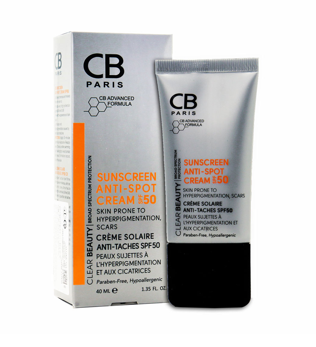 کرم ضد آفتاب سی بی مدل Anti Spot SPF50 مناسب انواع پوست ۴۰ میلی لیتر | عکس 2